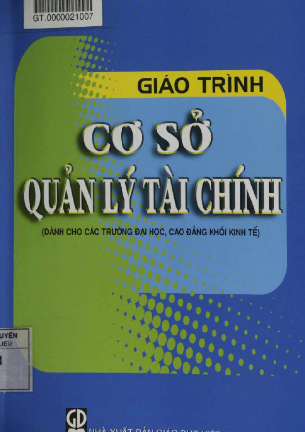 Giáo Trình Cơ Sở Quản Lý Tài Chính – Tải sách truyện miễn phí eBooks PDF