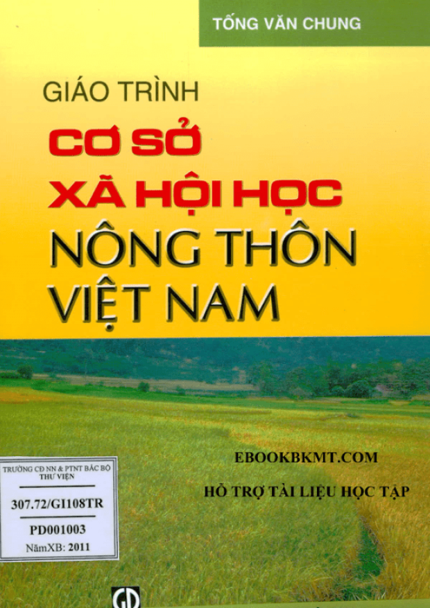 Giáo Trình Cơ Sở Xã Hội Học Nông Thôn Ở Việt Nam – Tải sách truyện miễn phí eBooks PDF