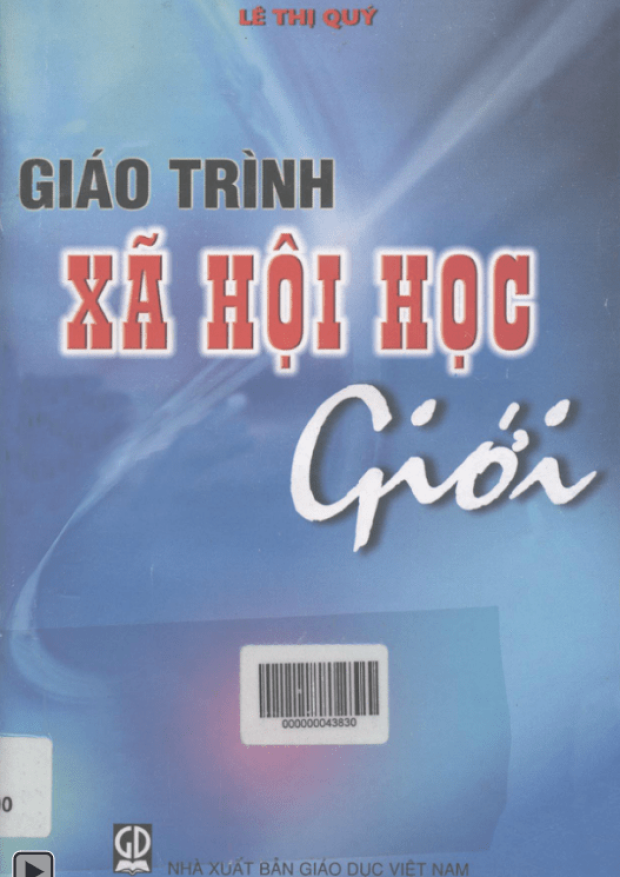 Giáo Trình Xã Hội Học Giới – Tải sách truyện miễn phí eBooks PDF