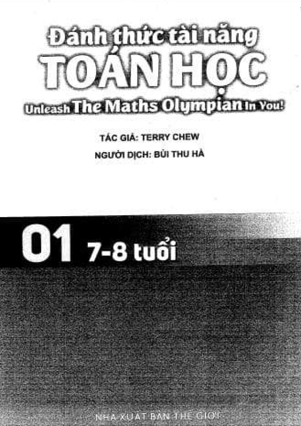 Đánh thức tài năng toán học 01, 7-8 tuổi – Tải sách truyện miễn phí eBooks PDF