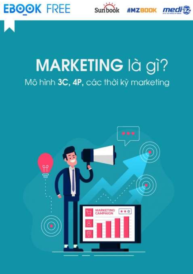 Marketing là gì? Mô hình 3C, 4P và các thời kỳ marketing cần biết – Tải sách miễn phí eBooks PDF