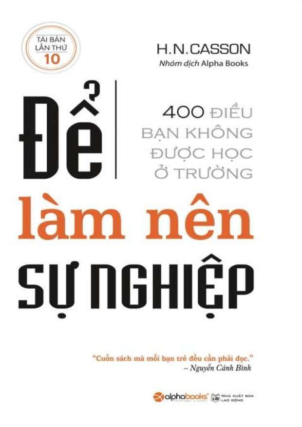 Để làm nên sự nghiệp – Tải sách miễn phí eBooks PDF