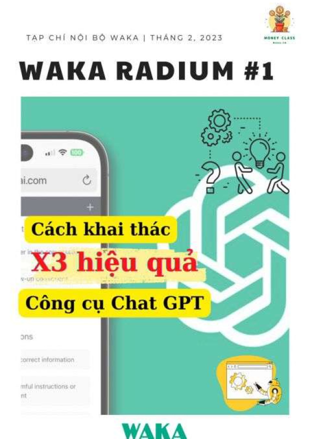 Cách khai thác X3 hiệu quả Công cụ ChatGPT – Tải sách miễn phí eBooks PDF