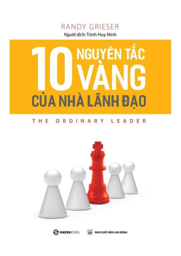 10 Nguyên Tắc Vàng Của Nhà Lãnh Đạo – Tải sách miễn phí eBooks PDF
