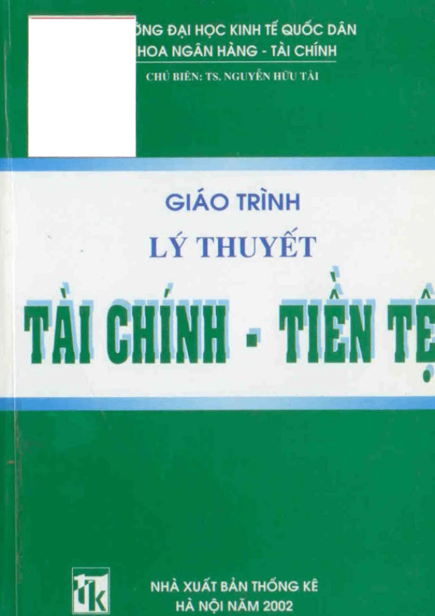 Giáo Trình Lý Thuyết Tài Chính Tiền Tệ – Tải sách miễn phí eBooks PDF