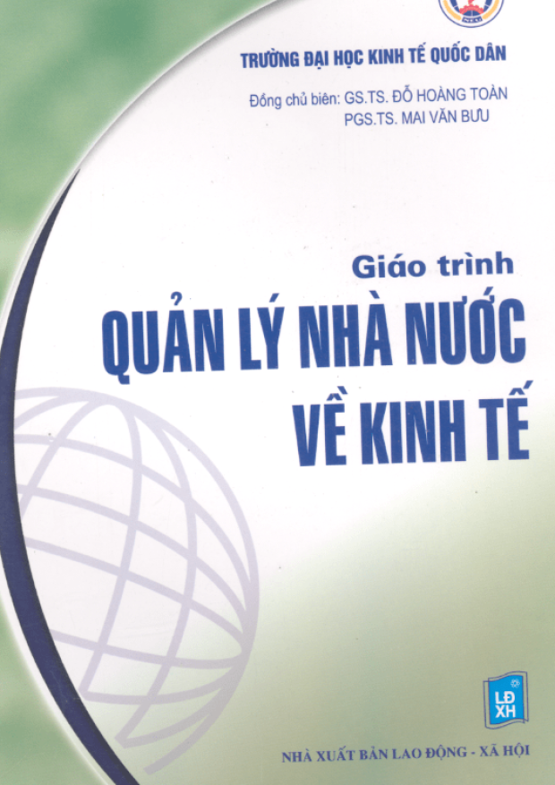 Giáo Trình Quản Lý Nhà Nước Về Kinh Tế – Tải sách miễn phí eBooks PDF