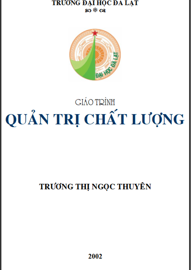 Giáo Trình Quản Trị Chất Lượng – Tải sách miễn phí eBooks PDF