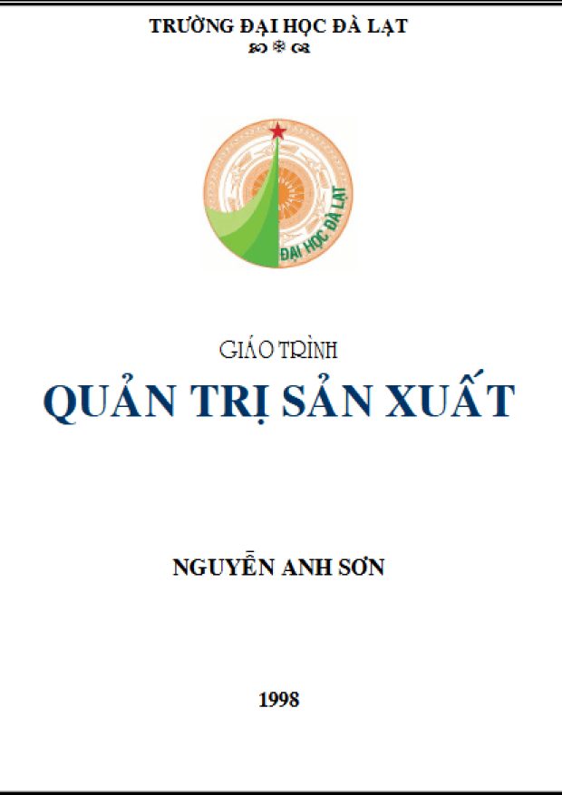 Giáo Trình Quản Trị Sản Xuất – Tải sách miễn phí eBooks PDF