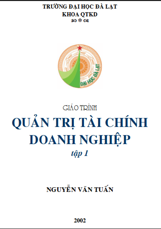 Giáo Trình Quản Trị Tài Chính Doanh Nghiệp Tập 1 – Tải sách miễn phí eBooks PDF