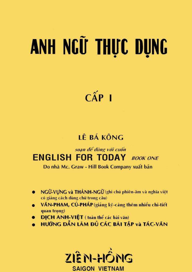 Anh Ngữ Thực Dụng Cấp I – Tải sách miễn phí eBooks PDF