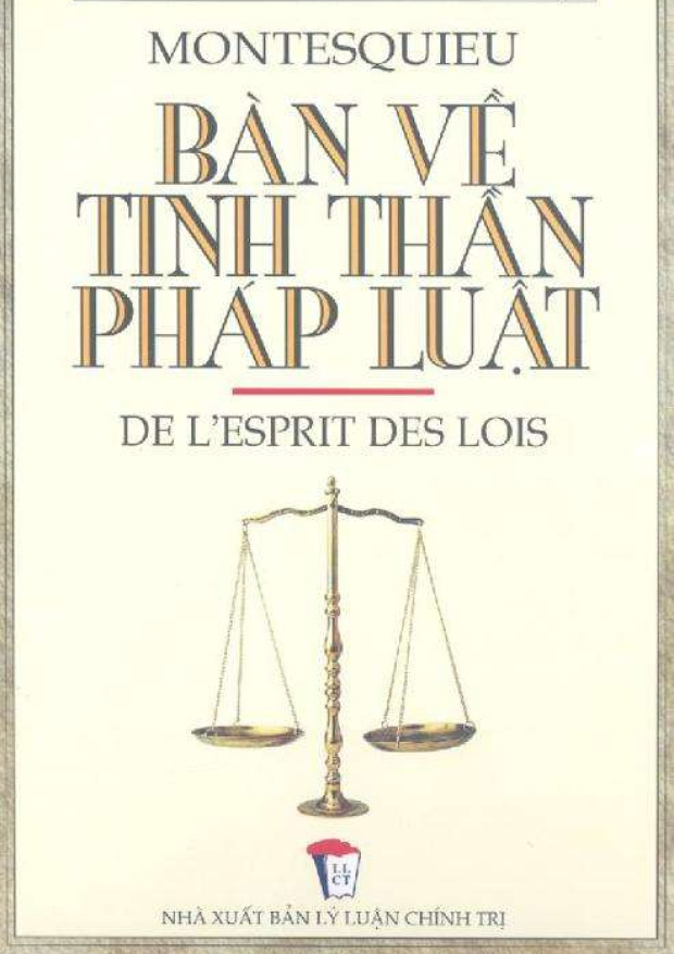 Bàn về Tinh Thần Pháp Luật – Tải sách miễn phí eBooks PDF