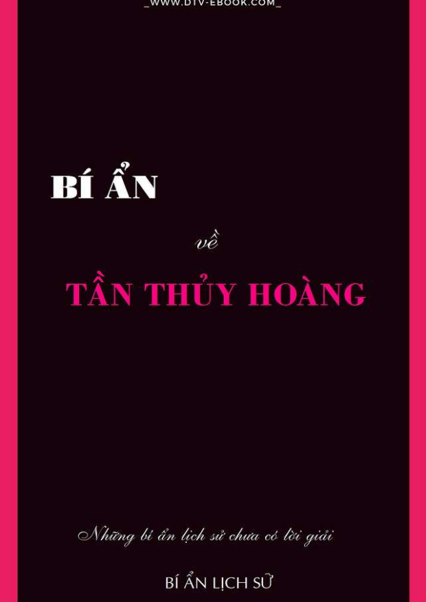 Bí Ẩn về Tần Thủy Hoàng – Tải sách miễn phí eBooks PDF